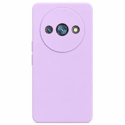 Funda de Silicona con Protección de Cámara – Antigolpes y Tacto Suave para Xiaomi Redmi A3 - Morado