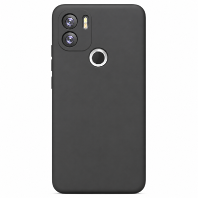 Funda de Silicona con Protección de Cámara – Antigolpes y Tacto Suave para Xiaomi Redmi A1 Plus - Negro