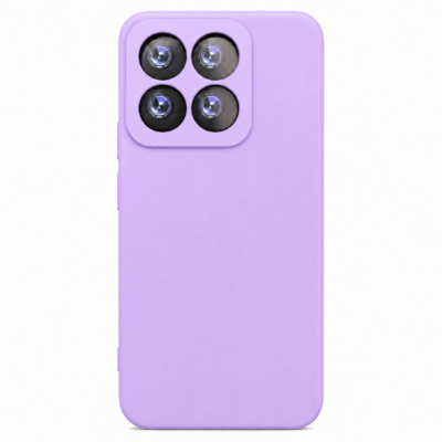 Funda de Silicona con Protección de Cámara – Antigolpes y Tacto Suave para Xiaomi Mi 14T Pro - Morado
