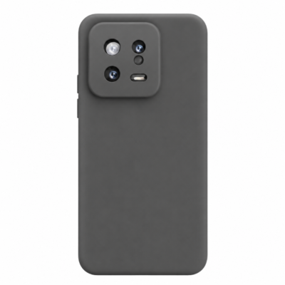 Funda de Silicona con Protección de Cámara – Antigolpes y Tacto Suave para Xiaomi Mi 13 - Negro