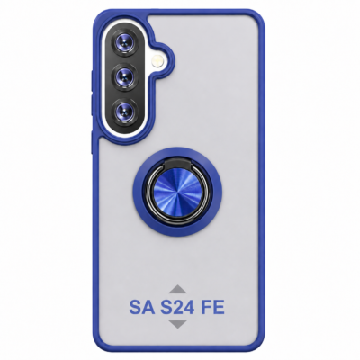Funda con Anillo Integrado para Samsung S24 FE - Azul