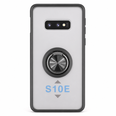 Funda con Anillo Integrado para Samsung S10 E - Negro