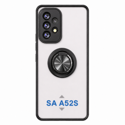 Funda con Anillo Integrado para Samsung A52S - Negro