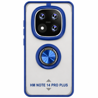 Funda con Anillo Integrado para Xiaomi Redmi Note 14 PRO PLUS - Azul