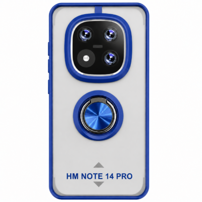 Funda con Anillo Integrado para Xiaomi Redmi Note 14 PRO - Azul