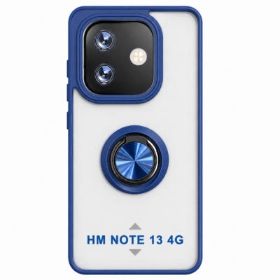 Funda con Anillo Integrado para Xiaomi Redmi Note 13 4G - Azul