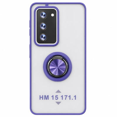 Funda con Anillo Integrado para Xiaomi Redmi 15 - Azul