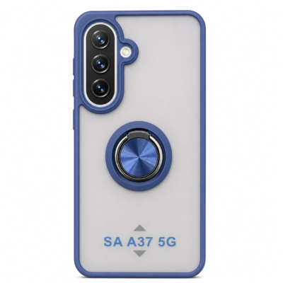 Funda con Anillo Integrado para Samsung A37 - Azul