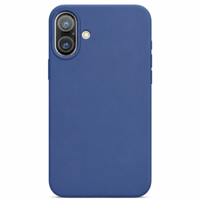 Funda de Silicona con Protección de Cámara – Antigolpes y Tacto Suave para IPHONE 16 Plus - Azul
