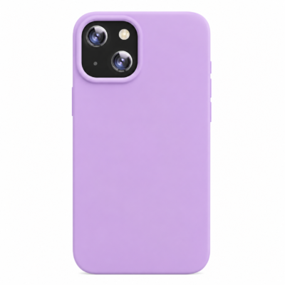 Funda de Silicona con Protección de Cámara – Antigolpes y Tacto Suave para IPHONE 15 - Morado