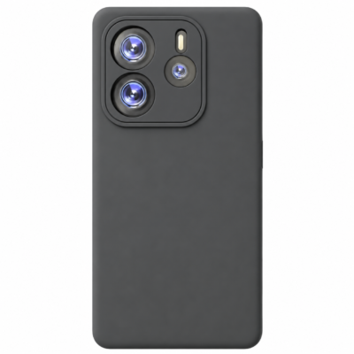 Funda de Silicona con Protección de Cámara – Antigolpes y Tacto Suave para Xiaomi Redmi Note 14 5G - Negro