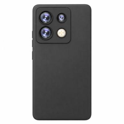 Funda de Silicona con Protección de Cámara – Antigolpes y Tacto Suave para Xiaomi Redmi Note 13 5G - Negro