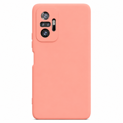 Funda de Silicona con Protección de Cámara – Antigolpes y Tacto Suave para Xiaomi Redmi Note 10 Pro - Rosa