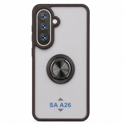 Funda con Anillo Integrado para Samsung A26 - Negro