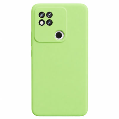 Funda de Silicona con Protección de Cámara – Antigolpes y Tacto Suave para Xiaomi Redmi 9C - Verde