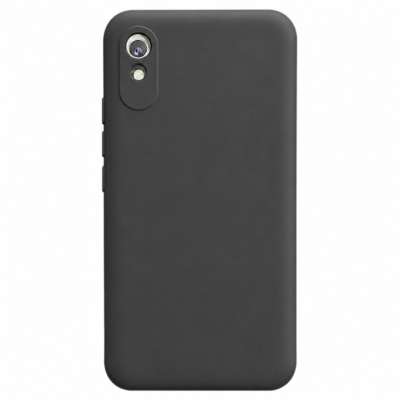 Funda de Silicona con Protección de Cámara – Antigolpes y Tacto Suave para Xiaomi Redmi 9A - Negro