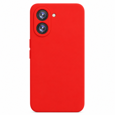 Funda de Silicona con Protección de Cámara – Antigolpes y Tacto Suave para Xiaomi Redmi A5 - Rojo