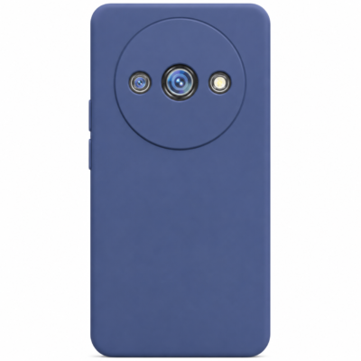 Funda de Silicona con Protección de Cámara – Antigolpes y Tacto Suave para Xiaomi Redmi A3 - Azul
