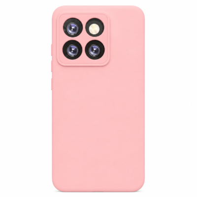 Funda de Silicona con Protección de Cámara – Antigolpes y Tacto Suave para Xiaomi Mi 14T - Rosa