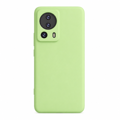 Funda de Silicona con Protección de Cámara – Antigolpes y Tacto Suave para Xiaomi Mi 13 Lite - Verde