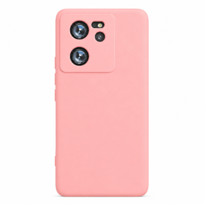 Funda de Silicona con Protección de Cámara – Antigolpes y Tacto Suave para Xiaomi Mi 13T - Rosa