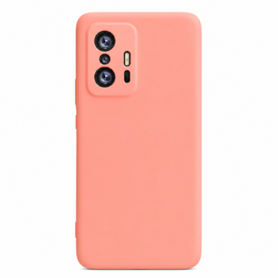 Funda de Silicona con Protección de Cámara – Antigolpes y Tacto Suave para Xiaomi Mi 11T Pro - Rosa
