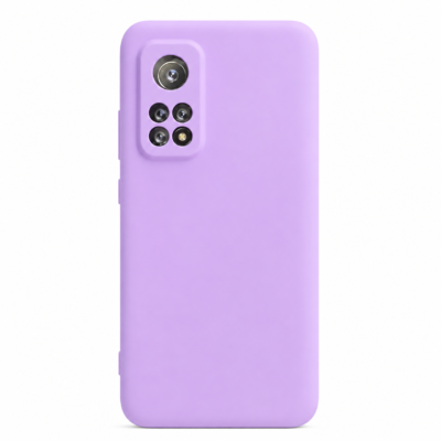 Funda de Silicona con Protección de Cámara – Antigolpes y Tacto Suave para Xiaomi Mi 10T - Morado