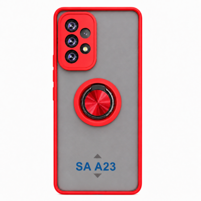 Funda con Anillo Integrado para Samsung A23 - Rojo