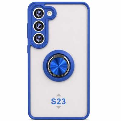 Funda con Anillo Integrado para Samsung S23 - Azul