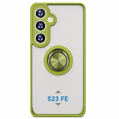 Funda con Anillo Integrado para Samsung S23 FE - Verde