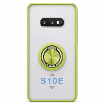 Funda con Anillo Integrado para Samsung S10 E - Verde