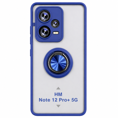 Funda con Anillo Integrado para Xiaomi Redmi Note 12 PRO PLUS - Azul