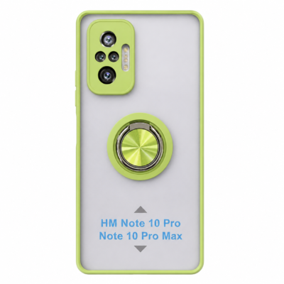 Funda con Anillo Integrado para Xiaomi Redmi Note 10 PRO - Verde