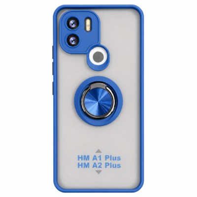 Funda con Anillo Integrado para Xiaomi Redmi A1 PLUS - Azul