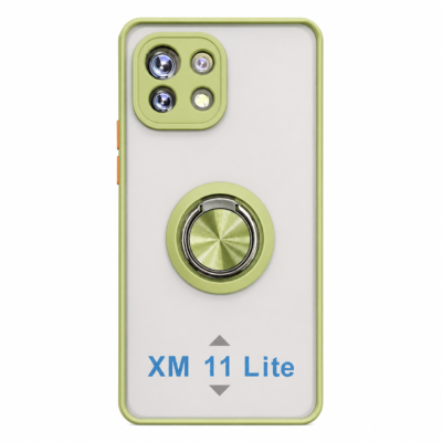 Funda con Anillo Integrado para Xiaomi MI 11 LITE - Verde