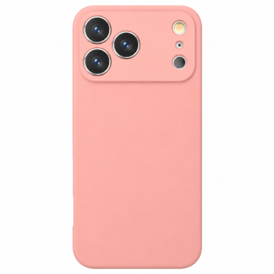 Funda de Silicona con Protección de Cámara – Antigolpes y Tacto Suave para IPHONE 17 PRO MAX - Rosa