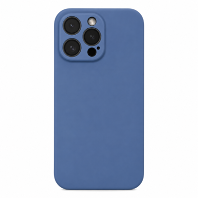 Funda de Silicona con Protección de Cámara – Antigolpes y Tacto Suave para IPHONE 12 Pro Max - Azul