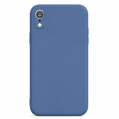Funda de Silicona con Protección de Cámara – Antigolpes y Tacto Suave para IPHONE XR - Azul