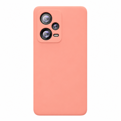 Funda de Silicona con Protección de Cámara – Antigolpes y Tacto Suave para Xiaomi Redmi Note 12 5G - Rosa