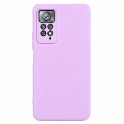Funda de Silicona con Protección de Cámara – Antigolpes y Tacto Suave para Xiaomi Redmi Note 11 Pro - Morado
