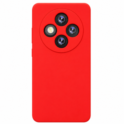 Funda de Silicona con Protección de Cámara – Antigolpes y Tacto Suave para Xiaomi Redmi 14C - Rojo