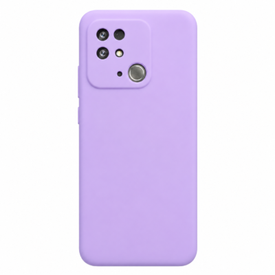Funda de Silicona con Protección de Cámara – Antigolpes y Tacto Suave para Xiaomi Redmi 10C - Morado