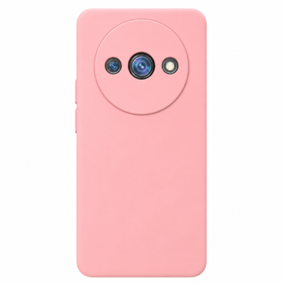 Funda de Silicona con Protección de Cámara – Antigolpes y Tacto Suave para Xiaomi Redmi A3 - Rosa