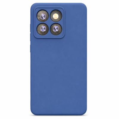 Funda de Silicona con Protección de Cámara – Antigolpes y Tacto Suave para Xiaomi Mi 14T - Azul