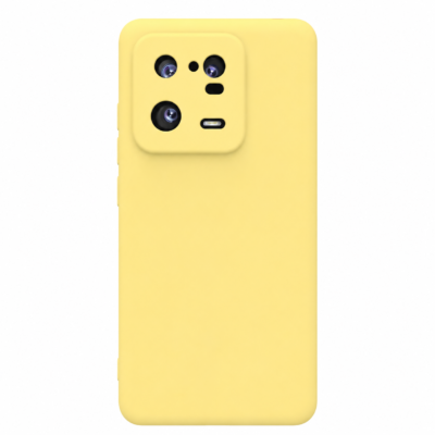 Funda de Silicona con Protección de Cámara – Antigolpes y Tacto Suave para Xiaomi Mi 13 Pro - Amarillo