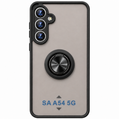 Funda con Anillo Integrado para Samsung A54 - Negro