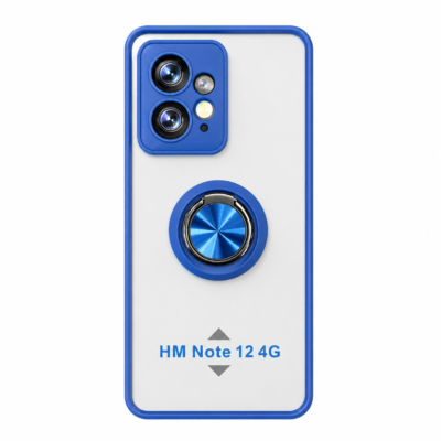 Funda con Anillo Integrado para Xiaomi Redmi Note 12 4G - Azul