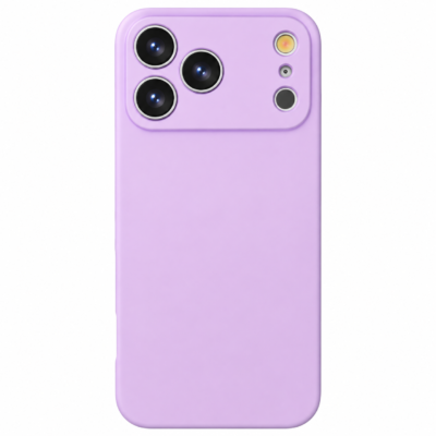 Funda de Silicona con Protección de Cámara – Antigolpes y Tacto Suave para IPHONE 17 PRO MAX - Morado