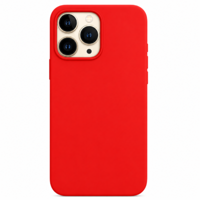 Funda de Silicona con Protección de Cámara – Antigolpes y Tacto Suave para IPHONE 15 Pro - Rojo