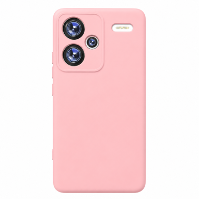 Funda de Silicona con Protección de Cámara – Antigolpes y Tacto Suave para Xiaomi Redmi Note 13 Pro Plus - Rosa